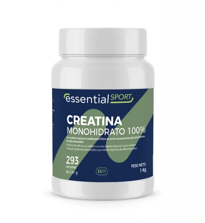 CREATINA MONOHIDRATO 1 KG (293 raciones) -ES11